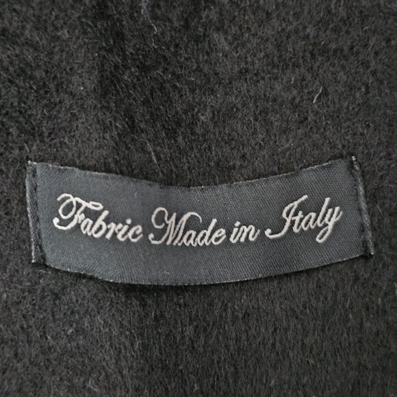 Derek Lam 10 Crosby 2 Button Wool Alpaca Relaxed Coat New Women's Black Size L - Picture 8 of 15